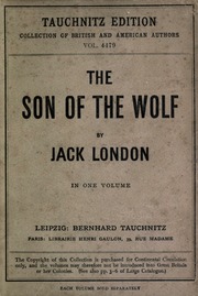 Cover of edition sonofwolf00londrich