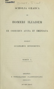 Cover of edition scholiagraecainh01homeuoft