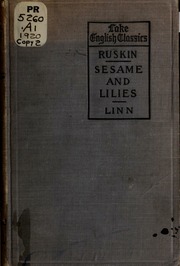 Cover of edition sesamelilies00rus