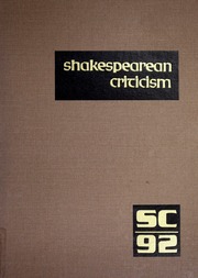 Cover of edition shakespeareancri00mic_l9t