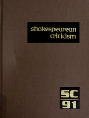 Cover of edition shakespeareancri00mic_vrt