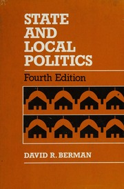 Cover of edition statelocalpoliti0000berm_o7n0