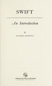 Cover of edition swiftintroductio0000quin