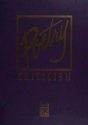 Cover of edition poetrycriticismv0000unse_m3k4