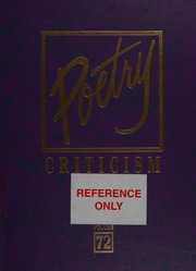 Cover of edition poetrycriticismv0072unse