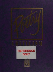 Cover of edition poetrycriticismv0095unse