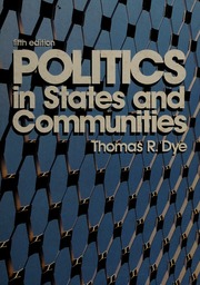 Cover of edition politicsinstates0005dyet