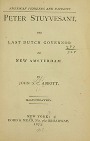 Cover of edition peterstuyvesantl00abbo