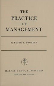 Cover of edition practiceofmanage0000unse