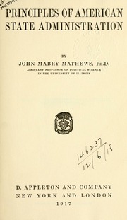 Cover of edition principlesofamer00mathuoft