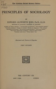 Cover of edition principlesofsoci0000ross