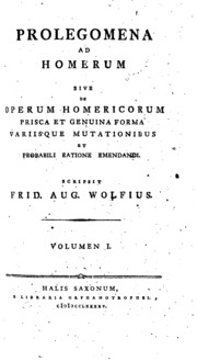 Cover of edition prolegomenaadho04wolfgoog