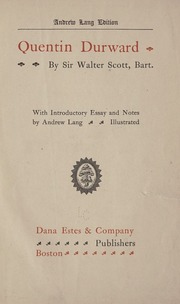 Cover of edition quentindurward00scot_3