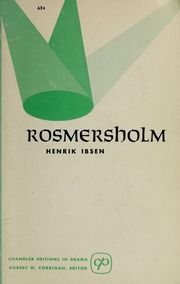 Cover of edition rosmersholm00ibse