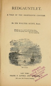 Cover of edition redgauntlettaleo00scot