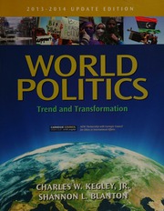 Cover of edition worldpoliticstre0000kegl_a7x9