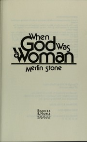 Cover of edition whengodwaswoman00ston