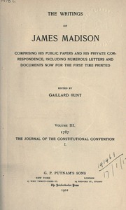 Cover of edition writings03madiuoft