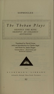 Cover of edition thebanplays1994soph