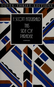 Cover of edition thissideofparadifitz00fitz