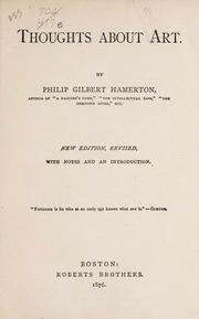 Cover of edition thoughtsaboutart1876hame