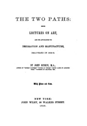 Cover of edition twopathsbeingle00ruskgoog