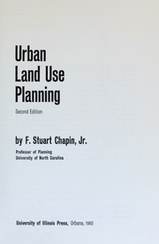 Cover of edition urbanlanduseplan00chap