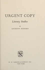 Cover of edition urgentcopylitera0000burg