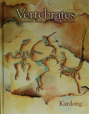 Cover of edition vertebratescompa00kard