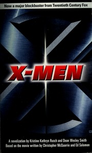 Cover of edition xmennovelization00rusc