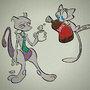 Mew and MewTwo with Caffeine