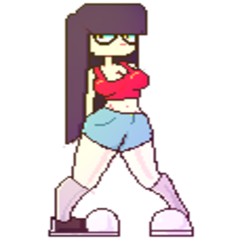 Pixel girl pagedoll