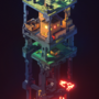 MC vertical voxeltower