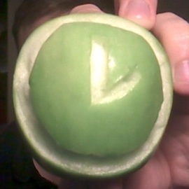 Green Apple Clock