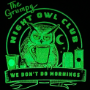 Night Owl Club - Silk Screened Glow Tote