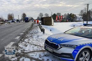 Niebezpieczny poranek w Radomiu, doszo do trzech wypadkw. Piesza pod koami auta