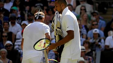 Rafael Nadal wygra w hicie drugiej rundy Wimbledonu! Kyrgios do sdziego: Haba!