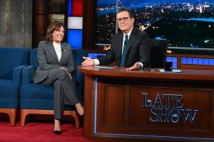 Kamala Harris pojawi si w programie 'The Late Show' Stephena Colberta.