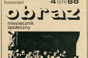 Miesicznik 'Obraz' z kwietnia 1988 r.