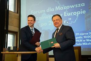 Marzec 2019 r. Prezydent Warszawy Rafa Trzaskowski i marszaek Mazowsza Adam Struzik obiecywali wsplne wykorzystanie rodkw UE przez Warszaw i Mazowsze