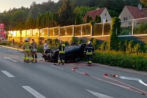 Wypadek na ul. Batyckiej w Olsztynie