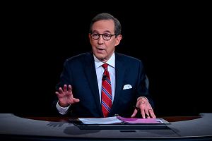 Legenda Fox News Chris Wallace odchodzi ze stacji. Dostanie swj program w CNN+. Na zdjciu: podczas debaty Trump - Biden, Cleveland, USA, 29 wrzenia 2020