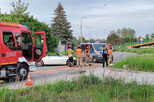 Kolizja na ulicy Brata Alberta. Sprawc okaza si policjant drogwki pod wpywem alkoholu