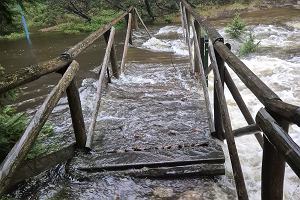 Ulewny deszcz na Dolnym lsku. Karkonoski Park Narodowy zamyka wszystkie szlaki