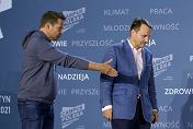 Rafa Trzaskowski i Radosaw Sikorski na Campus Polska Przyszoci w Olsztynie. Sierpie 2021 r.