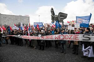 Demonstracja KOD w Katowicach 