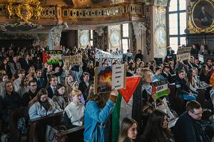 Inauguracja roku akademickiego Uniwersytetu Wrocawskiego. Protest propalestyskich studentw