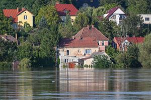 23.09.2024 r., powd w Lubuskiem, fala powodziowa dociera do Cigacic