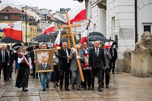 Obchody 88 miesicznicy smoleskiej na Krakowskim Przedmieciu w Warszawie, 10.08.2017 r.