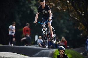 Pumptrack w parku na Zdrowiu